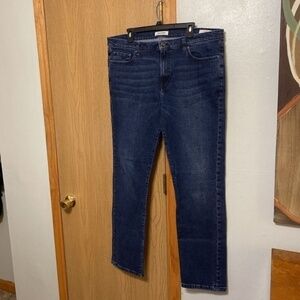 Good Threads Size 38x34 Slim Fit Dark Wash Jeans - EUC